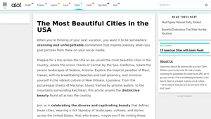 The Most Beautiful Cities in the USA - travel.alot.com - the beautiful city in usa
