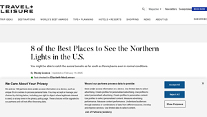 Where to See the Northern Lights in the United States - Travel - best place to see northern lights in usa