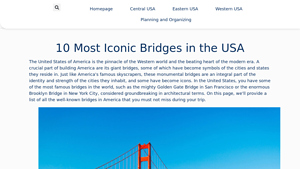 The 10 Most Iconic Bridges in the USA - famous bridges in usa