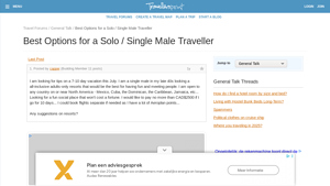 Best Options for a Solo / Single Male Traveller - best solo vacations for guys usa