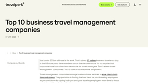 Top 10 business travel management companies - list of travel companies in usa