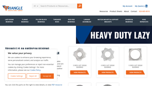 Heavy Duty Lazy Susan Bearings - Triangle Manufacturing - industrial lazy susan
