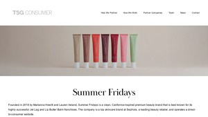 Summer Fridays — TSG Consumer - summer fridays distributor in usa