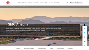TSMC Arizona - Taiwan Semiconductor Manufacturing Company ... - new chip manufacturers in usa