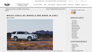 Cadillac - Key Models