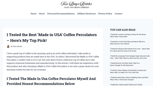 I Tested the Best 'Made in USA' Coffee Percolators - Here's My Top Pick! - coffee maker made in usa