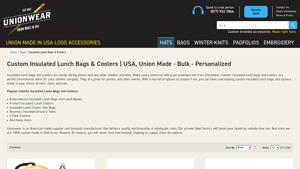 Union Wear - Custom Insulated Lunch Bags and Coolers