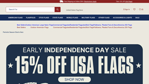 United States Flag Store | #1 in American Flags & Flag Poles - made in the usa emblem