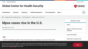 Mpox cases rise in the U.S. | The Transmission | University of Nebraska ... - monkeypox cases 2024 usa