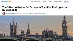 9 Best Websites for European Vacation Packages & Deals [2024] - europe trip packages from usa