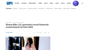Simone Biles, U.S. gymnastics reveal Swarovski crystal leotards ... - UPI - team usa gymnastics apparel