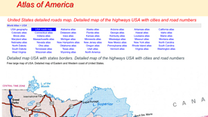United States detailed roads map. Detailed map of the highways USA with ... - usa map print