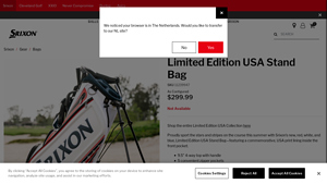 Limited Edition USA Stand Bag | Dunlop Sports US - usa golf bag