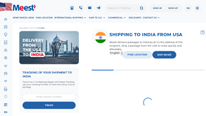 Shipping to India from USA - Send package to India - Meest - courier service from india to usa