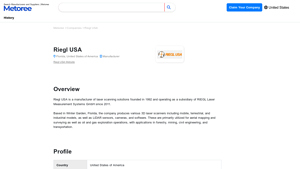 Riegl USA - 3D Laser Scanners and LiDAR Solutions