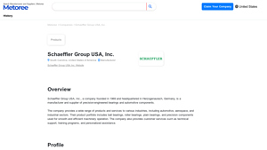 Schaeffler Group USA, Inc. - Company Profile and Products | Metoree - schaeffler group usa inc.
