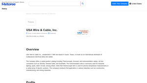 USA Wire & Cable, Inc. - Company Profile and Products - Metoree - usa wire and cable austin tx