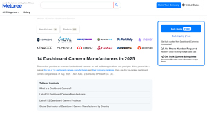 14 Dashboard Camera Manufacturers in 2025 - Metoree - dash cam made in usa