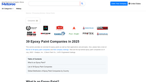 39 Epoxy Paint Companies in 2025 | Metoree - epoxy floor coating manufacturers usa