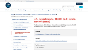 U.S. Department of Health and Human Services - USAGov - department of human services usa