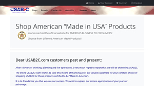 USAB2C - Shop American Made Products - products made in the usa only