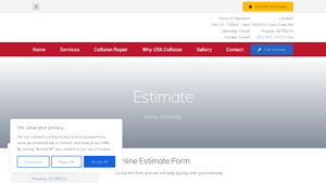 Get a Free Estimate for Auto Body Repair | USA Collision - usa auto collision