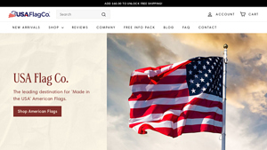 American Flag: US Flags by USA Flag Co. - Made in the USA - made in the usa emblem