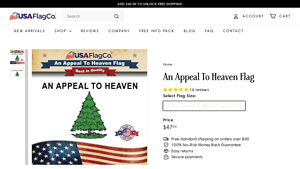 Pine Tree Flag / An Appeal to Heaven Flag (Made in the USA ... - USA ... - appeal to heaven flag made in usa