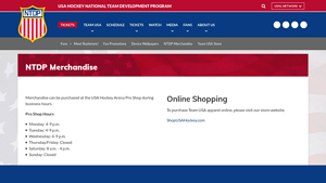 NTDP Merchandise - USA Hockey National Team Development Program - usa hockey clothing