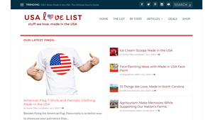 USA Love List • Stuff We Love: Made in the USA - made in usa products website
