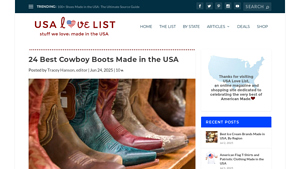 24 Best Cowboy Boots Made in the USA - USA Love List - best western boots made in usa