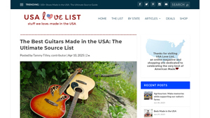 The Best Guitars Made in the USA: The Ultimate Source List - acoustic guitars made in usa