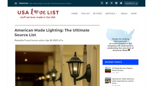 American Made Lighting: The Ultimate Source List - USA Love List - flashlight made in usa
