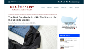 The Best Bras Made In USA: The Source List Includes 29 Brands - bras made in usa