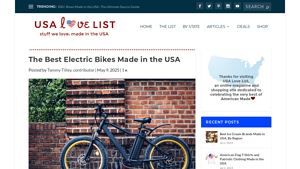The Best Electric Bikes Made in the USA - USA Love List - electric bike usa