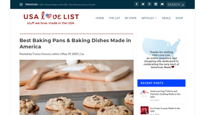 Best Baking Pans & Baking Dishes Made in America - USA Love List - stainless steel baking pans made in usa