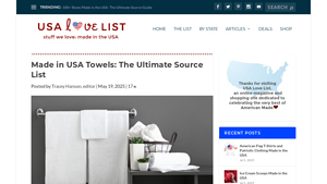 Made in USA Towels: The Ultimate Source List - towels made in usa