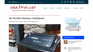 Air Purifier Review: Intellipure - USA Love List - air purifier made in usa