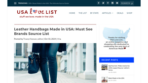 Leather Handbags Made in USA: Must See Brands Source List - leather handbags made in usa