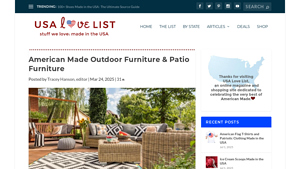 American Made Outdoor Furniture & Patio Furniture • USA Love List - outdoor furniture made in usa