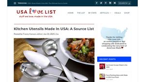 Kitchen Utensils Made In USA: A Source List - kitchen utensils made in usa