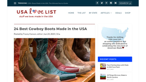 24 Best Cowboy Boots Made in the USA - USA Love List - cowgirl boots made in usa