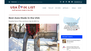 Best Axes Made in the USA - USA Love List - axe made in usa