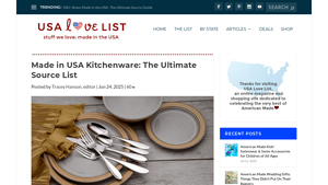 Made in USA Kitchenware: The Ultimate Source List - usa made kitchen tools