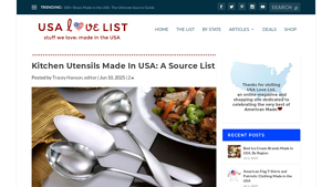 Kitchen Utensils Made In USA: A Source List - usa made utensils