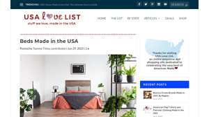 Beds Made in the USA • USA Love List - bed frame made in usa