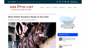 Best Pellet Smokers Made in the USA - USA Love List - pellet grills made in usa