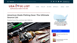 American Made Fishing Gear: The Ultimate Source List - fishing rods made in usa