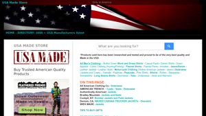 USA Made Men's Jackets, Coats and Vests - jackets made in usa