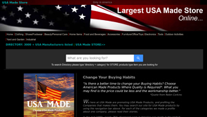 USA Made Products Only - products made in the usa only
